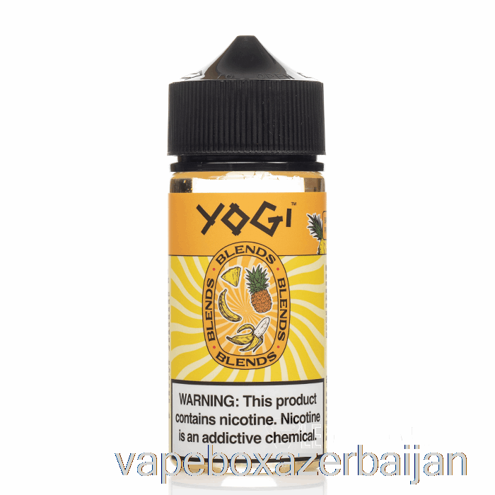 Vape Box Azerbaijan Banana Pineapple Ice - Yogi Blends - 100mL 3mg